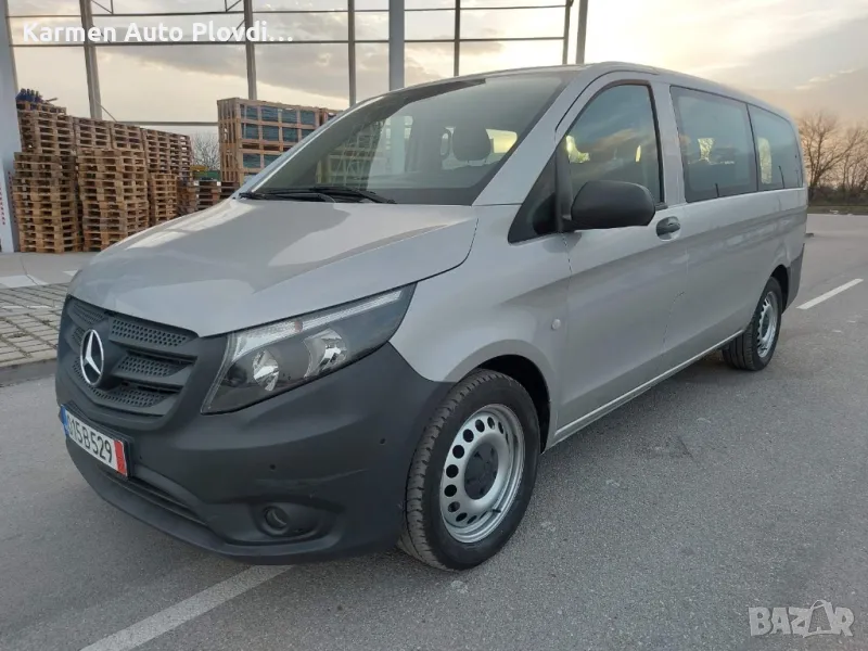 Пътнически бус Мерцедес Вито Tourer, 2017, евро 6, 8 места, луксозно изпълнение турър, климатроник, снимка 1