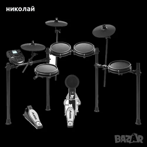 Електронен комплект барабани Alesis NITRO MESH KIT

, снимка 1