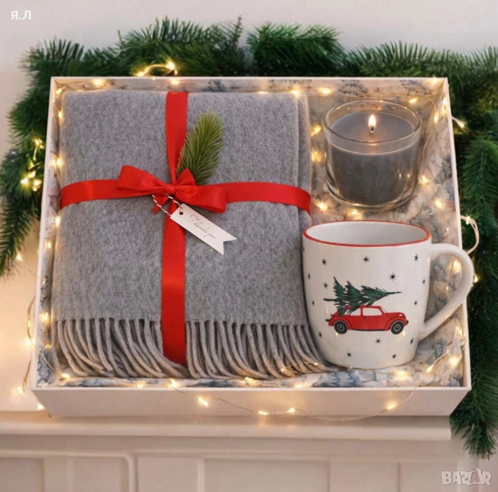 Светеща Коледна кутия , снимка 1