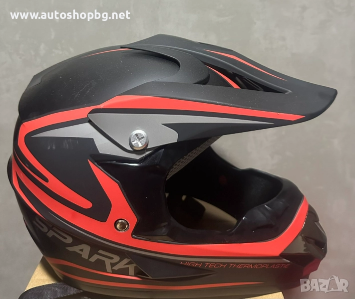 КАСКА Кросoва- черно+оранжево -XXL, снимка 1