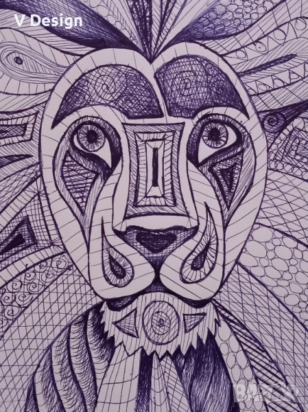 Абстрактна Картина "Лъвът от Юда", снимка 1