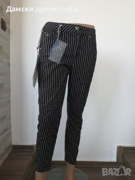 Дамски панталон G-Star RAW® 5622 3D MID BOYFRIEND BLACK/IVORI, размери W24;27;28;29;30;33  /246/, снимка 1