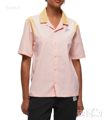 Нова с етикет! Дамска риза Air Jordan Button Up Shirt, Размер S, снимка 1 - Ризи - 45659268