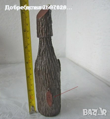Дървено сито, хаван, хаванче, попивателна, стари дървени бутилка , свещник, снимка 13 - Други ценни предмети - 29443551
