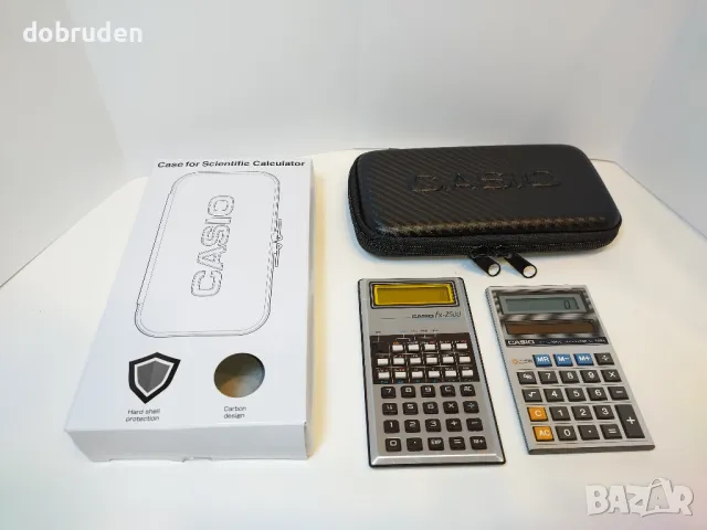 Casio calculators калкулатори винтидж солар и калъф, снимка 1 - Антикварни и старинни предмети - 48897244