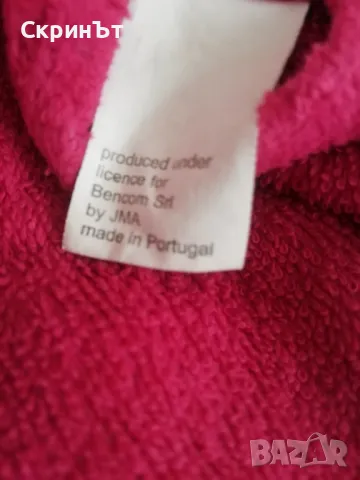 Халат Benetton 5/6г. Отлично състояние! , снимка 4 - За банята - 49686435
