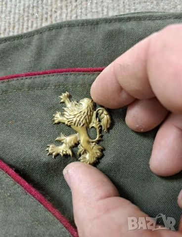 Военна шапка пилотка с българския лъв размер 60 - запазете духа на българската армия.