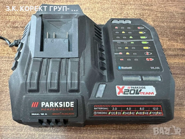 Акумулаторен винтоверт Parkside Performance PBSAP 20-Li A1 с батерия и зарядно, снимка 4 - Винтоверти - 53874664