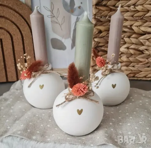 Молд свещник коледна топка , снимка 4 - Форми - 49535475