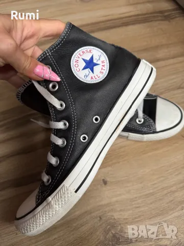 Оригинални високи кожени кецове Converse ! 39 н, снимка 1 - Кецове - 48436369