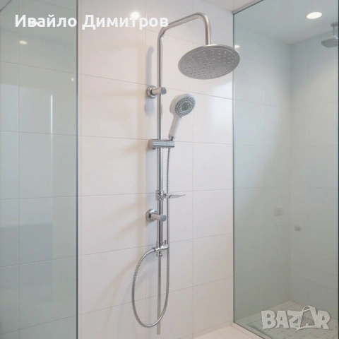 Душ система с тръбно окачване NOVA Master - White