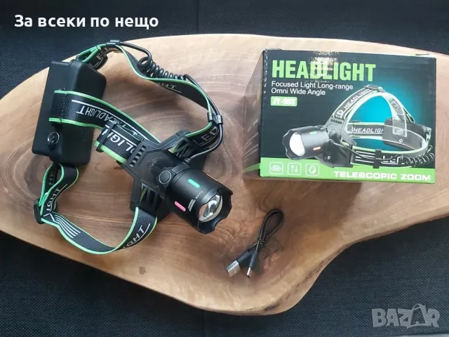 LED челник с USB зареждане JY903, снимка 2 - Друга електроника - 48775176