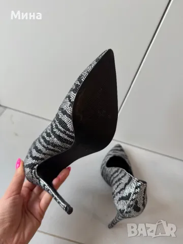 Дамски обувки на ток Steve Madden с мъниста, снимка 6 - Дамски обувки на ток - 49672487