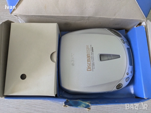 Sony Discman D-E441 ESP2 дискмен + зарядно + кутия, снимка 4 - Друга електроника - 53735171
