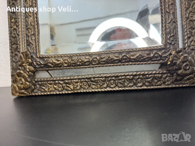 Старо френско огледало 19в. №6898 , снимка 3 - Антикварни и старинни предмети - 50349061
