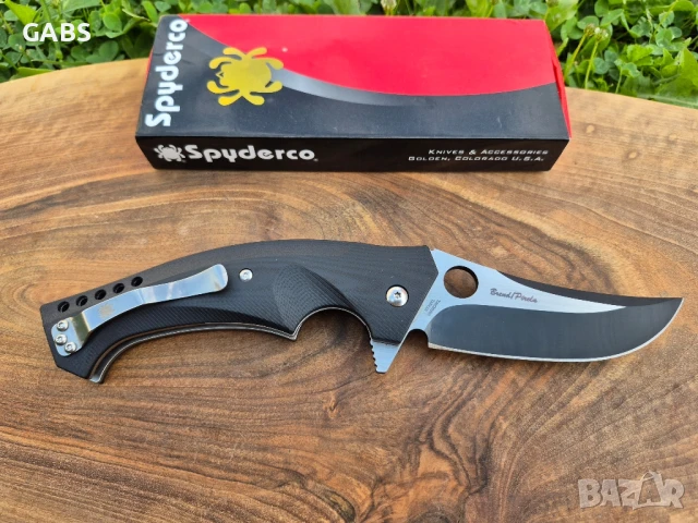 Сгъваем нож Spyderco Brend/Pirela Mamba ,flipper C196, снимка 3 - Ножове - 51052665