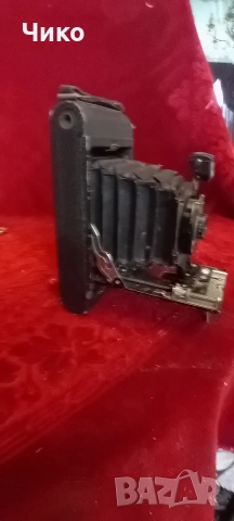 Стара английска мехова камера "Кодак", снимка 7 - Антикварни и старинни предмети - 53713459