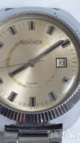 Мъжки механичен часовник Sekonda 21 Jewels, снимка 1 - Антикварни и старинни предмети - 47043137