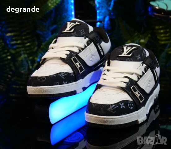 Louis Vuitton – Бяло и Черно 36 37 38 39 40 41 42 43 44 45, снимка 2 - Маратонки - 51057645