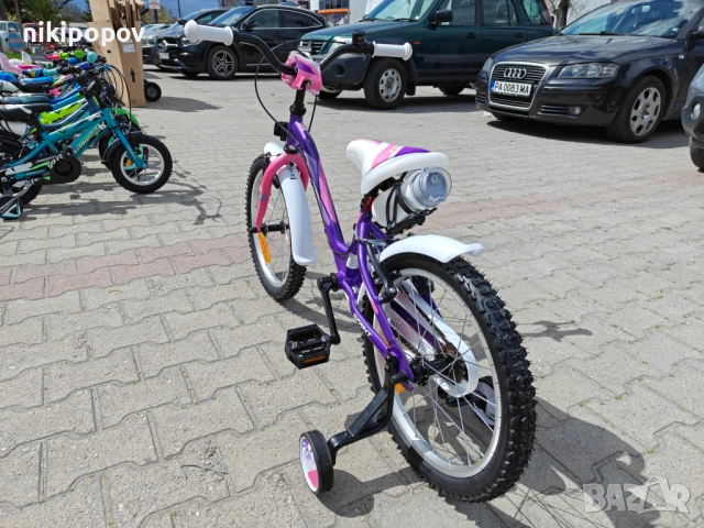 PA Детски велосипед 18" ALICE лилав, снимка 9 - Велосипеди - 54276751