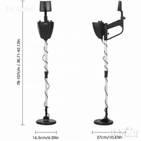 Водоустойчив металотърсач за злато, сребро, монети и съкровища K-1374, снимка 9 - Друга електроника - 53563520