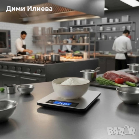 Кухненска електронна везна 