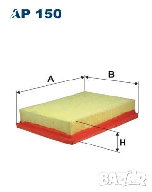 FILTRON AP150 Въздушен филтър FORD Fiesta Mk3 Хечбек (GFJ) 1.4, БЕНЗИН 1989-1997 / OE 6925896 , снимка 1 - Части - 48651652