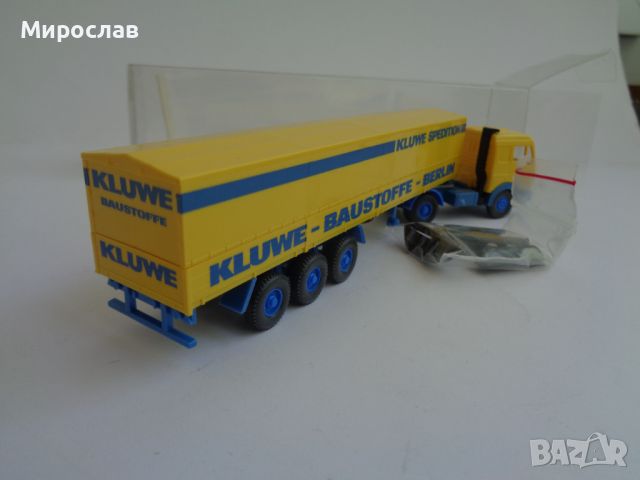 WIKING 1:87 H0 MERCEDES BENZ ТИР КАМИОН МОДЕЛ КОЛИЧКА, снимка 5 - Колекции - 46491302