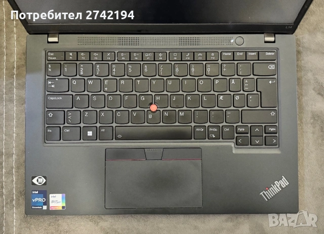 Лаптоп Lenovo ThinkPad L14 Gen 3, 15.6 инча, Intel Core i5-1235U, снимка 2 - Лаптопи за работа - 53876579