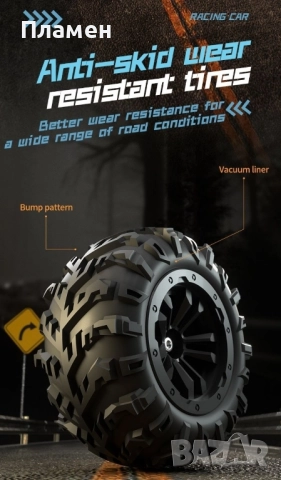 Ново!! Високоскоростна количка с дистанционно управление Beast 50+ км.ч., снимка 11 - Друга електроника - 52371001