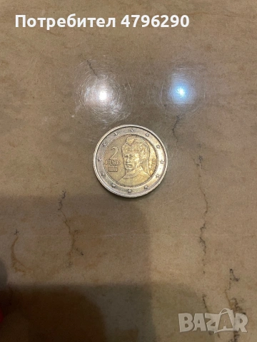 австрийска монета 2 евро 2019 година