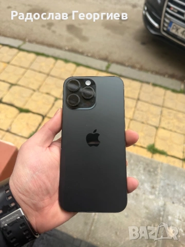 !!! ТОП СЪСТОЯНИЕ !!! iPhone 16 Pro Max 256GB Black, снимка 2 - Apple iPhone - 54078325