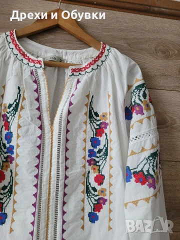 Нова ръчно бродирана блуза тип шевици , снимка 9 - Блузи с дълъг ръкав и пуловери - 54095832