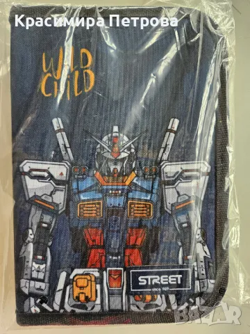 Ергономична раница и несесер Street Robots, снимка 4 - Ученически пособия, канцеларски материали - 49887425