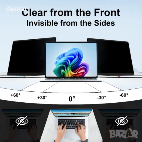 STARY Магнитен екран за поверителност за 13,5-инчов Surface Laptop 5-1, снимка 2 - Лаптоп аксесоари - 51216057