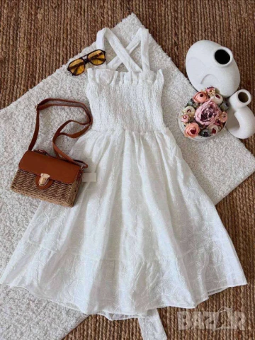 Много красива рокля с бродерия  , снимка 4 - Рокли - 50977075