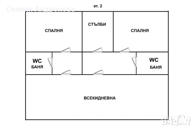 Еднофамилна къща кк Златни пясъци , снимка 10 - Къщи - 53523185