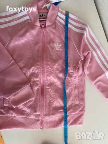 adidas Спортен екип SST TRACKSUIT, 110 см, розов, снимка 11 - Детски анцузи и суичери - 49422041