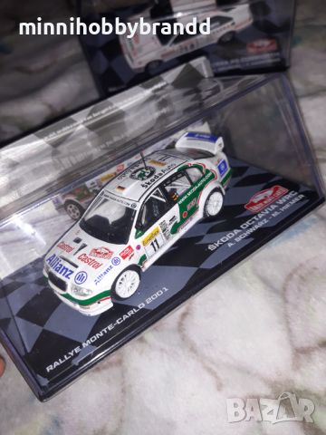 Skoda Octavia WRC Renault 11 Turbo Ford Sierra RS Cosworth 1.43 Eaglemoss Rally Monte Carlo, снимка 7 - Колекции - 46572474