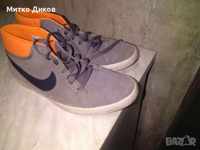 Nike маратонки естествена кожа леки велур маркови  №44.4 стелка 285мм UK-9.5  US-10.5, снимка 5 - Маратонки - 45607929