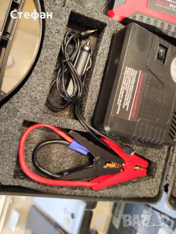 Преносима външна батерия (бустер) jump starter + компресор за автомобил. НОВО!, снимка 6 - Аксесоари и консумативи - 51960240