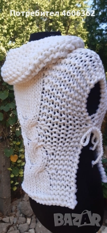 ръчно изплетено детско пончо , снимка 11 - Детски якета и елеци - 51855383