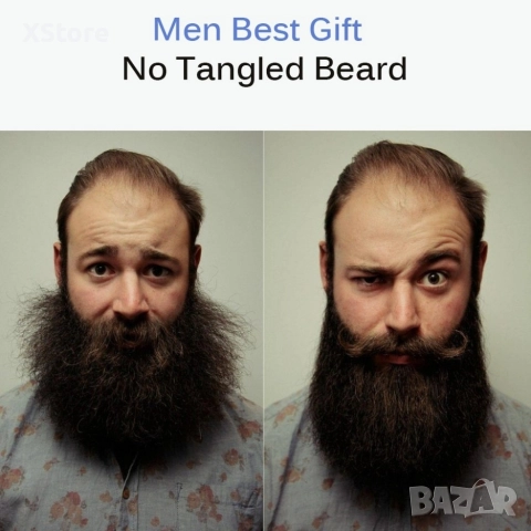 Електрическа четка с керамична плоча за изправяне на коса и брада, снимка 7 - Други - 52593580