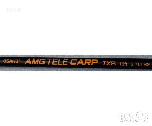 Карбонов телекарп - телескоп за шаран Osako AMG Tele Carp TX8 3.75 LBS, снимка 3 - Въдици - 44949495