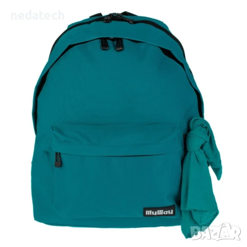 Ученическа раница My Way с бандана, 36x15x43 см., снимка 2 - Ученически пособия, канцеларски материали - 51417497