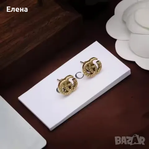 Обеци Gucci Marmont в златно