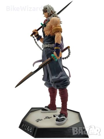 JAW REX Demon Slayer Young Tengen Uzui Big Anime Фигура 32cm The Sound Hashira НОВА, снимка 5 - Колекции - 46174516