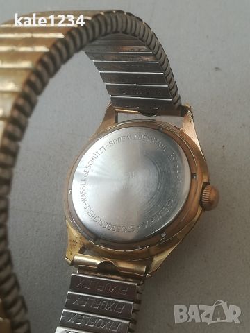 Часовник Zentra. Vintage watch. Germany. Gold plated. Duble. Цялостна позлата. Механичен , снимка 4 - Мъжки - 45842130