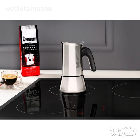 КАФЕВАРКА VENUS 10 ЧАШИ ИНОКС ИНДУКЦИЯ BIALETTI, снимка 4 - Кафемашини - 52749628
