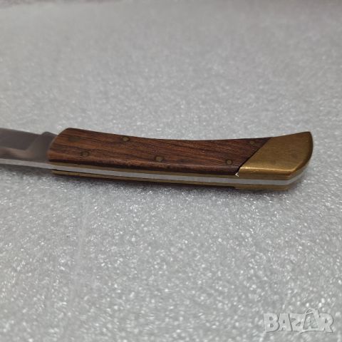 Класически сгъваем нож "Крокодил" с дървена дръжка, снимка 8 - Ножове - 45994526